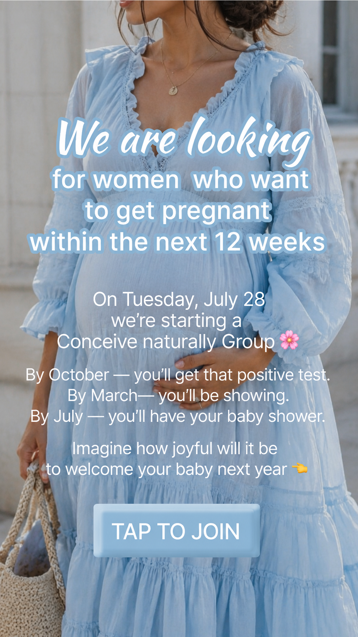 Moonly Facebook ad: Know Your Most Fertile Days