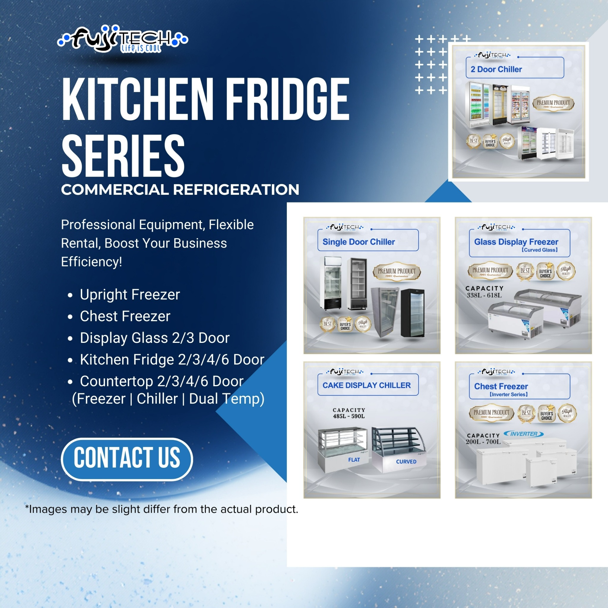 Chong City Aircon & Electrical Pte Ltd Facebook ad: Commercial Kitchen Fridge Solutions