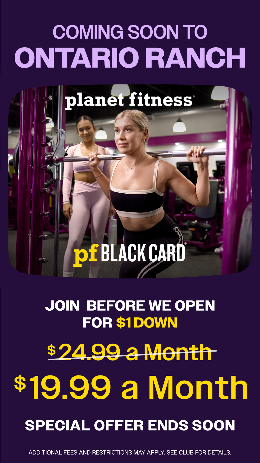 Planet Fitness Facebook ad