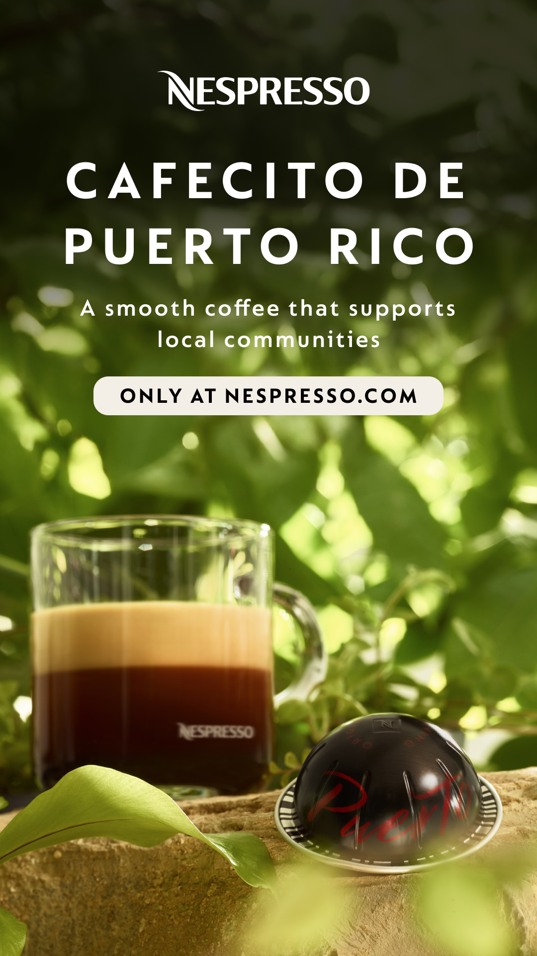 Nespresso Facebook ad