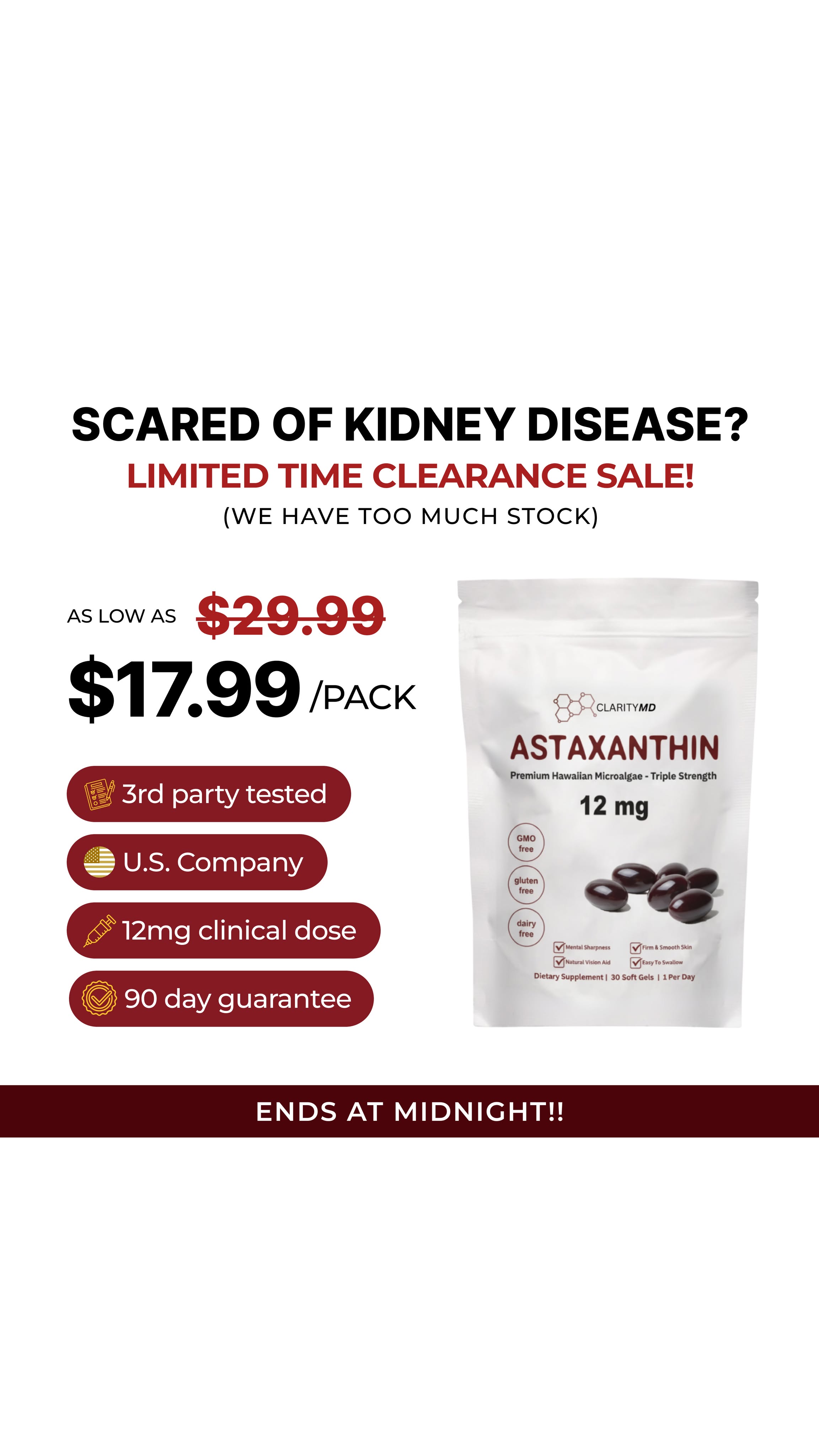 Clarity MD Facebook ad
