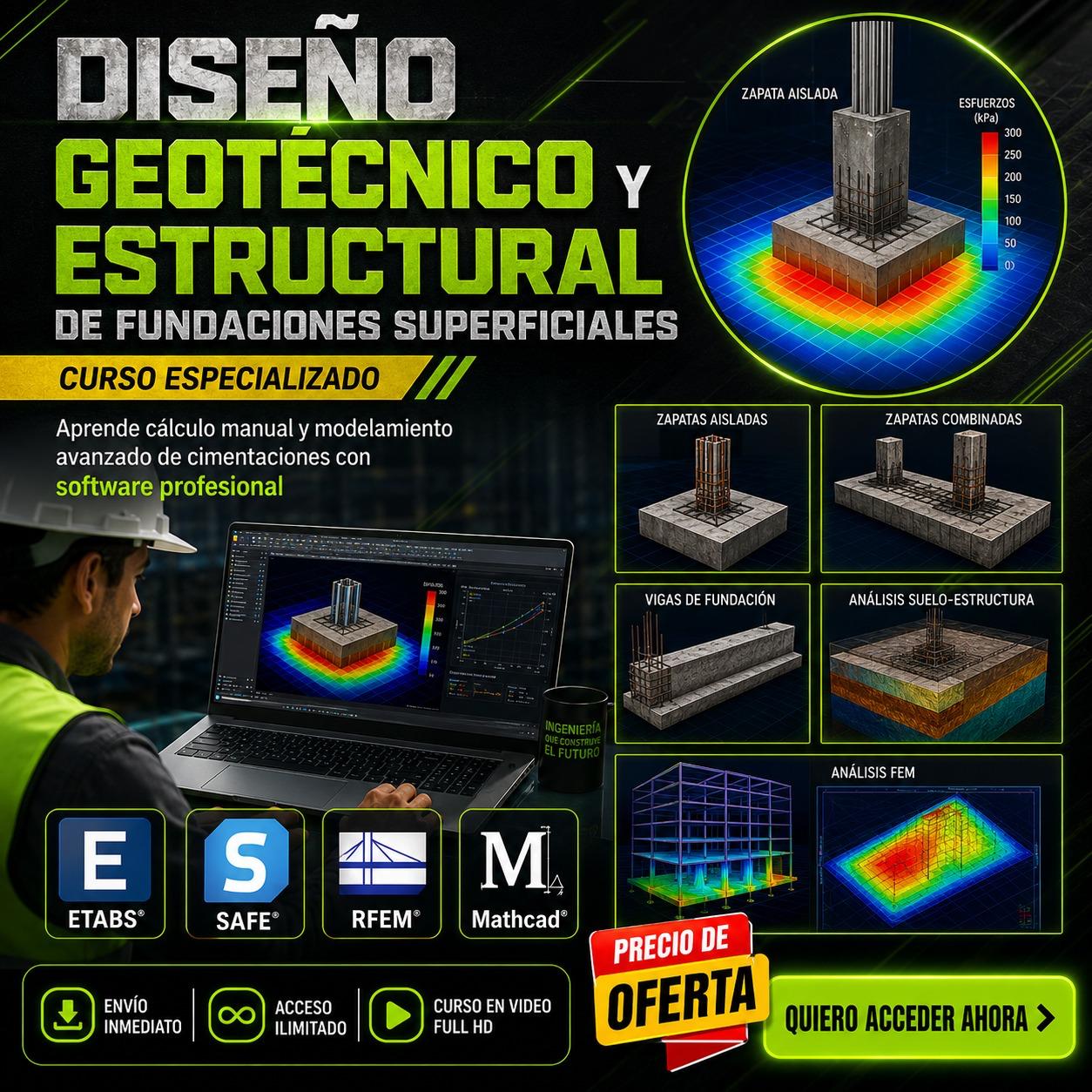 Autodidactas Latam Facebook ad: DISEÑO GEOTECNIO FUNDACIONES