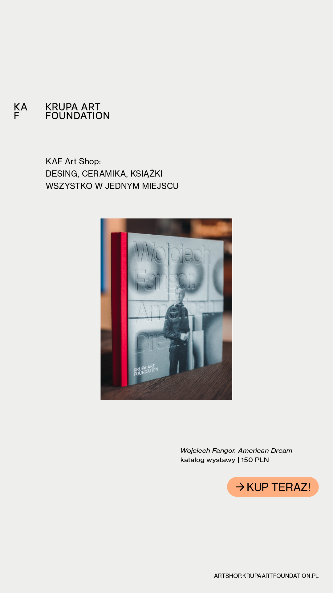 Krupa Art Foundation Facebook ad from Dec 9, 2025