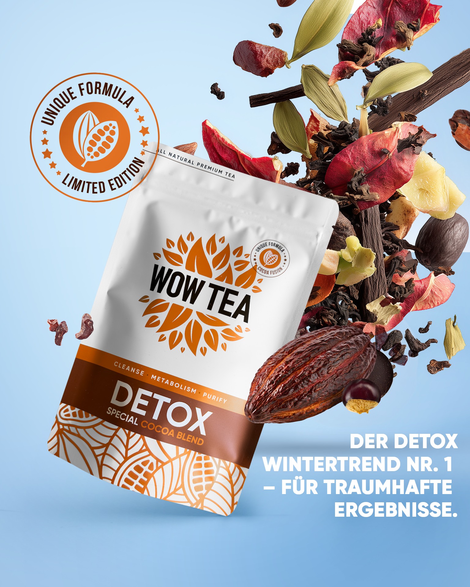WOW Tea Deutschland Facebook ad