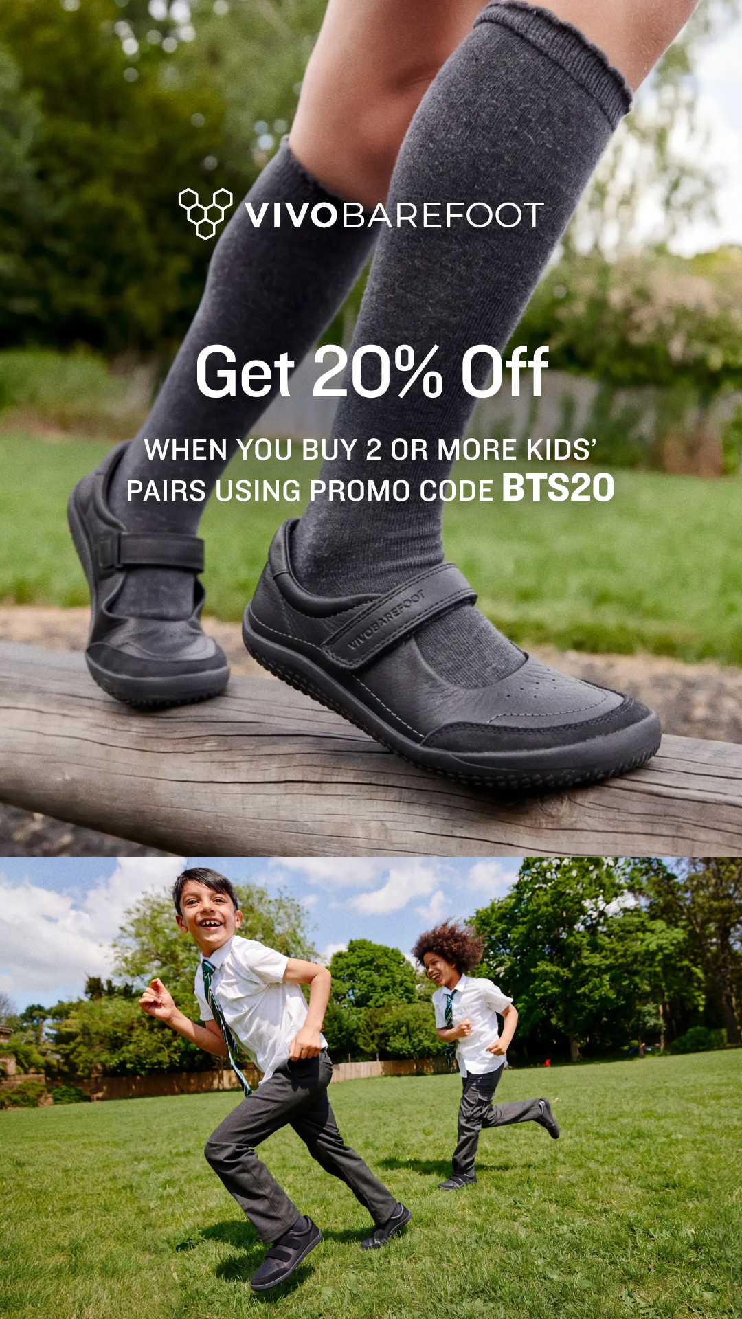 Vivobarefoot Facebook ad