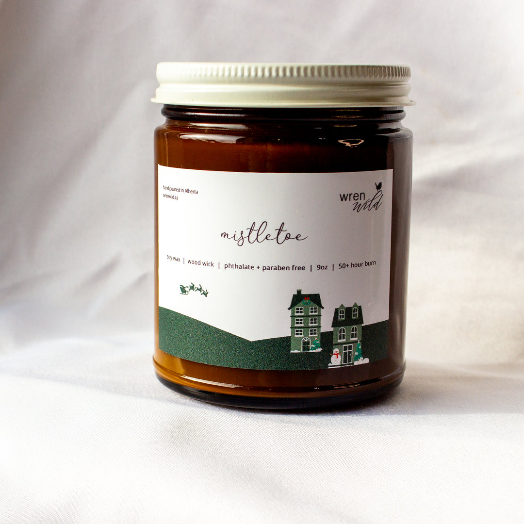 Wren Wild Candle Co. Facebook ad: Luxury home fragrance made for real life.