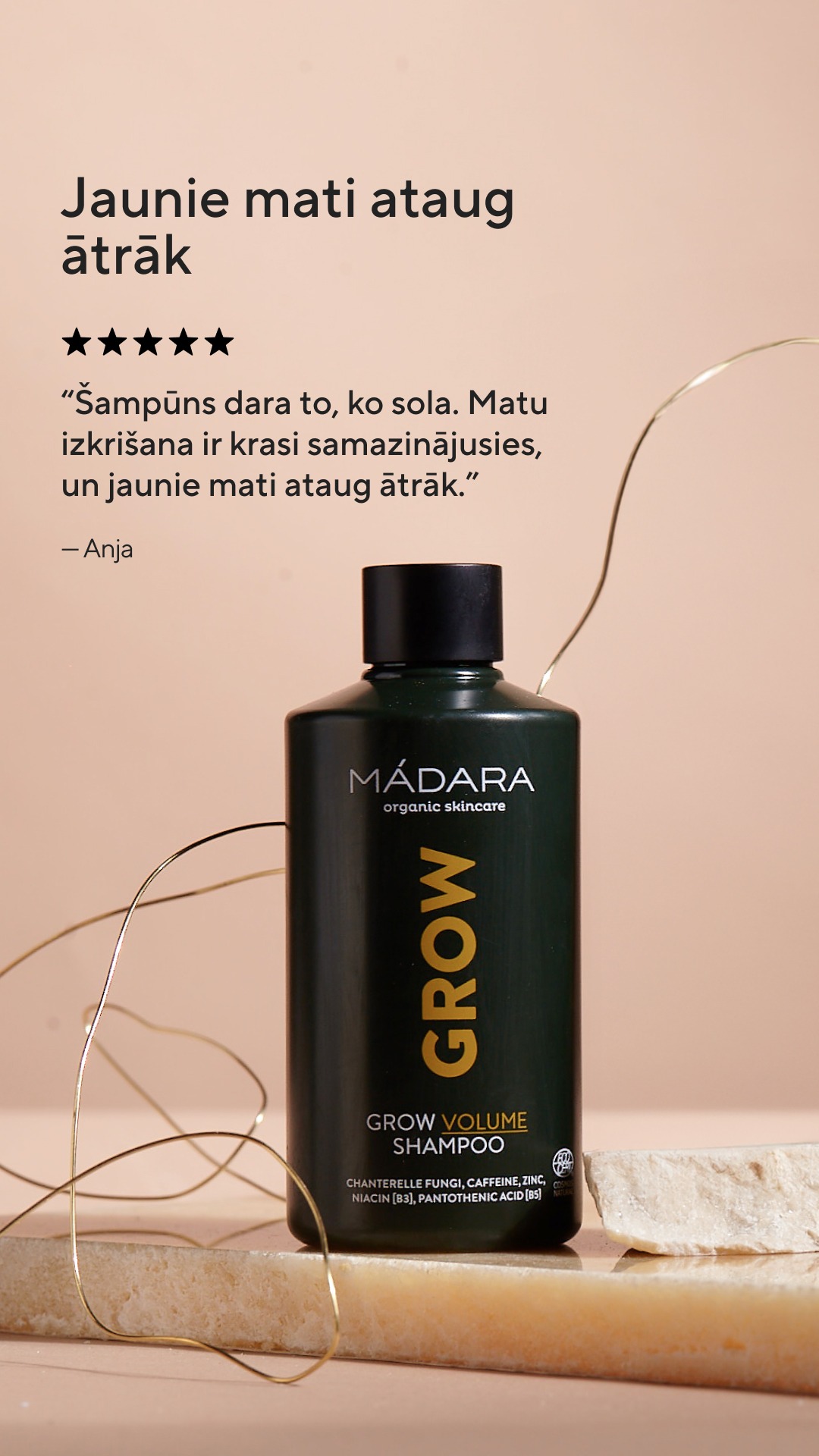 Mádara Organic Skincare Facebook ad