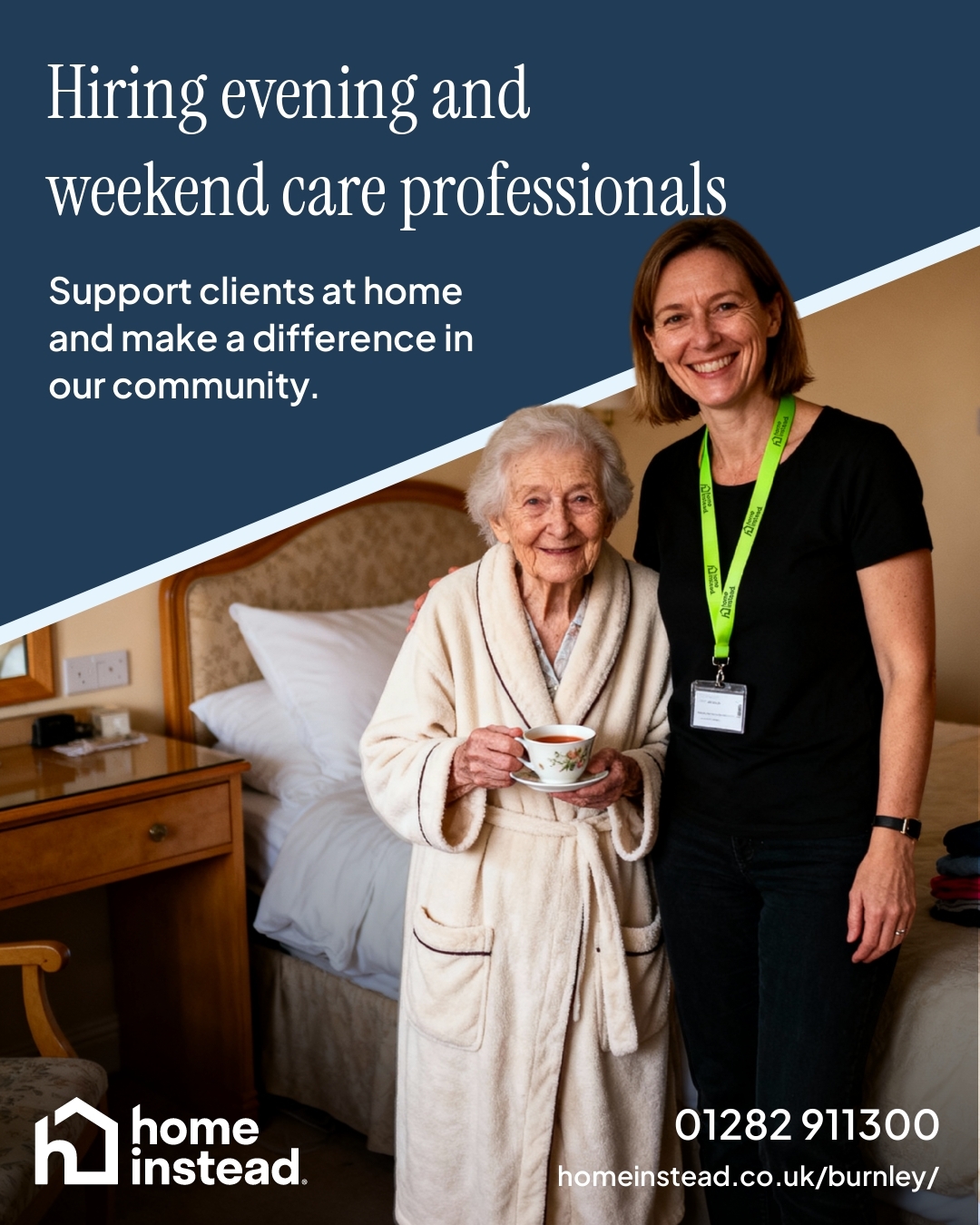 Home Instead Burnley, Rossendale and Pendle Facebook ad: Make your evenings and weekends matter.