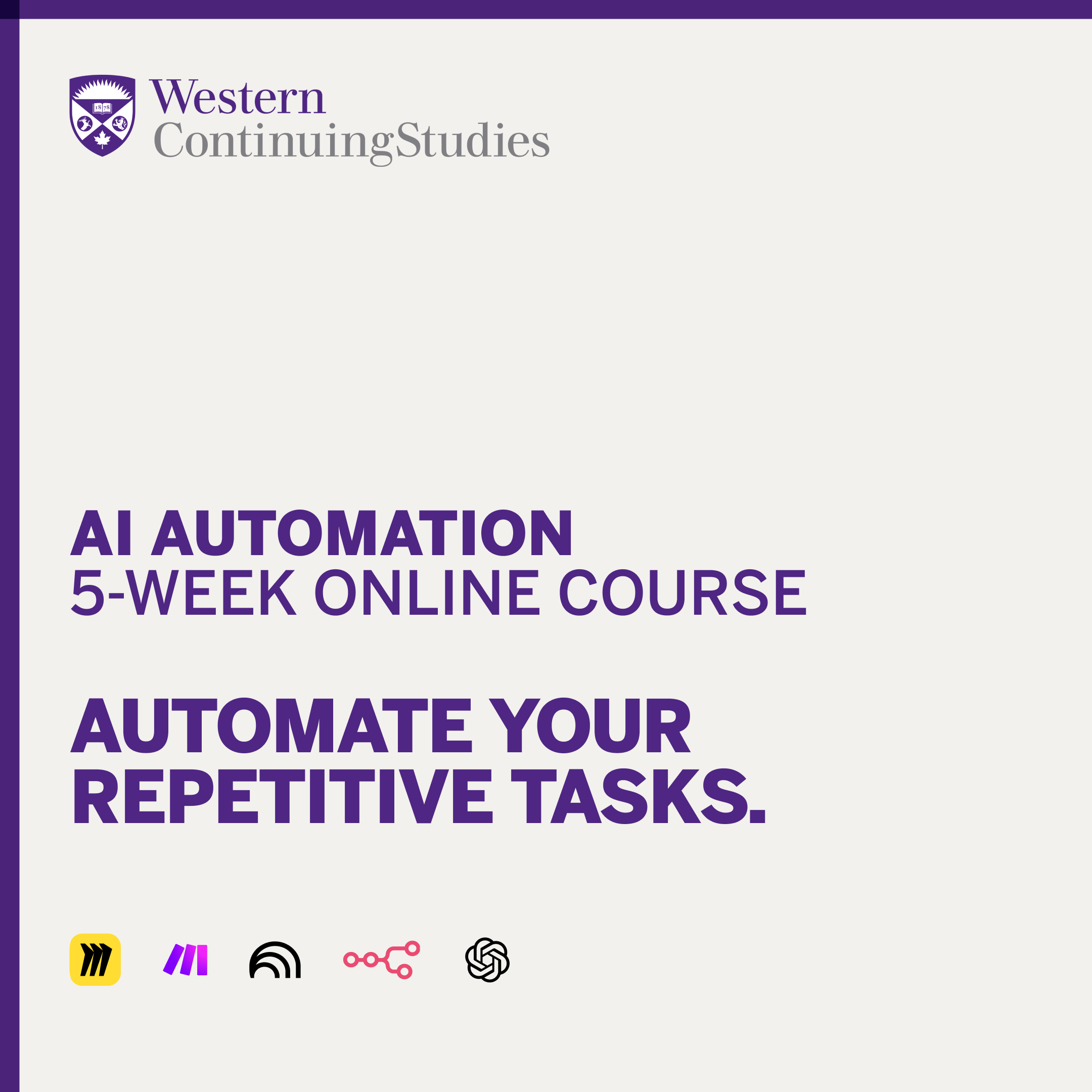 Western Continuing Studies Facebook ad
