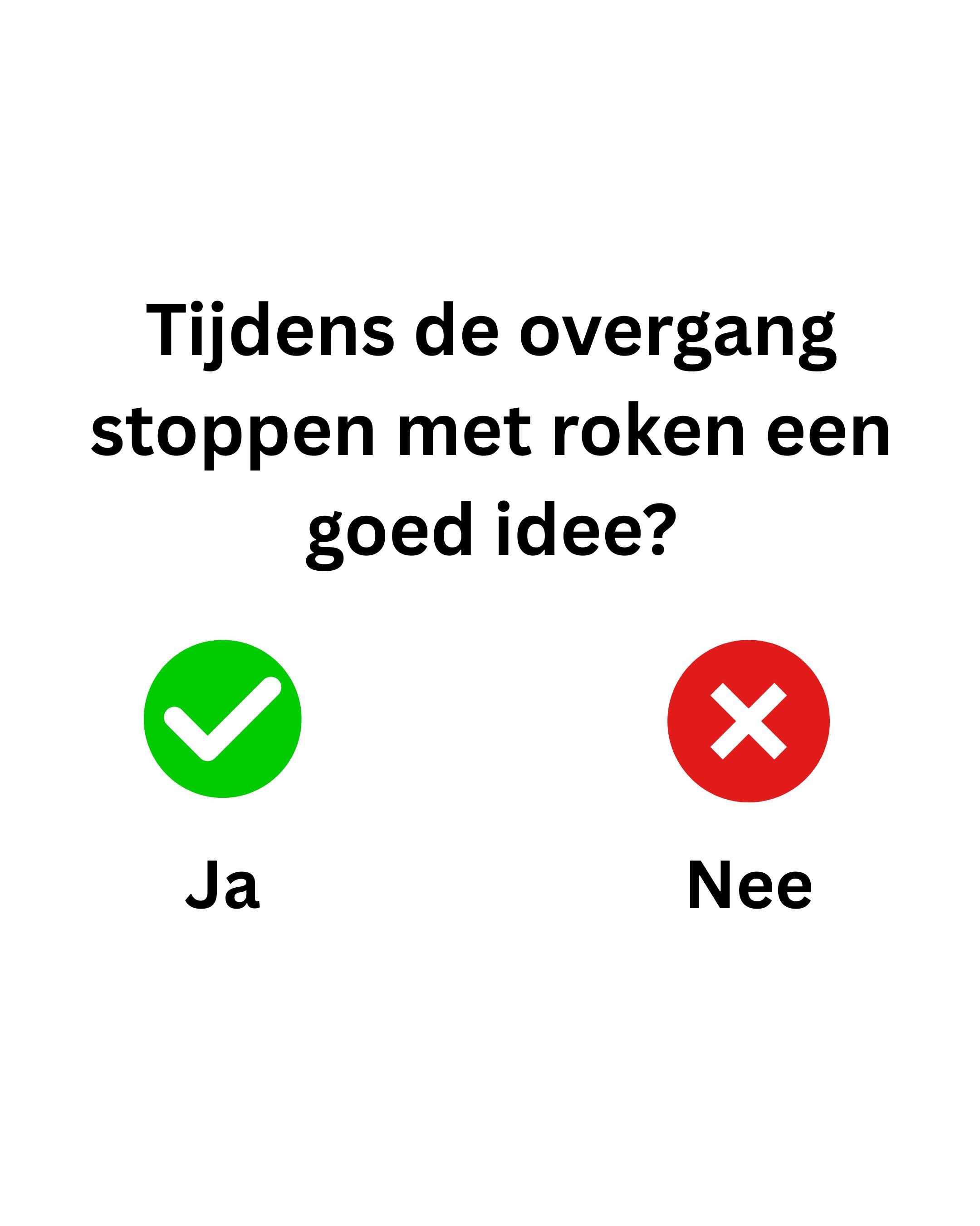 Kim Peeters Facebook ad: Stoppen met roken tijdens de overgang
