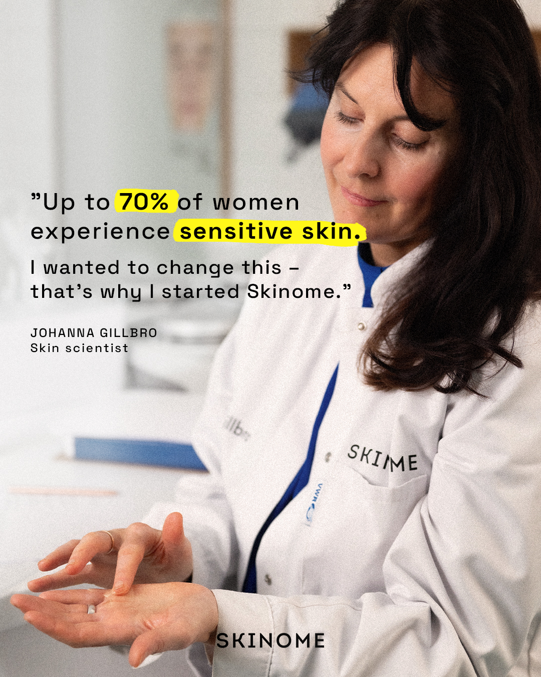 Skinome Facebook ad