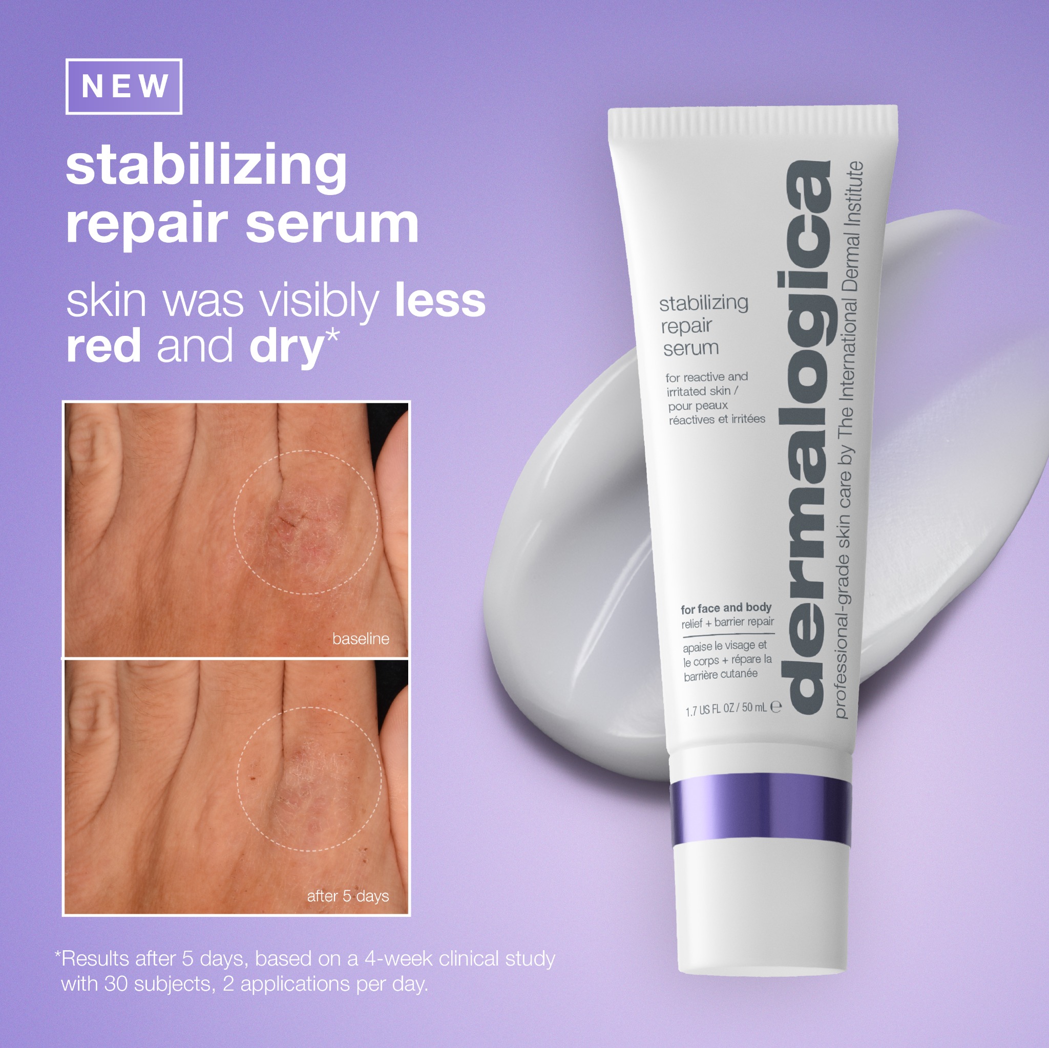 Dermalogica Facebook ad: Calm + Fortify Skin