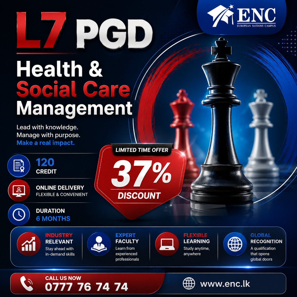 ENC Education - ENC Campus Facebook ad: Chat with us
