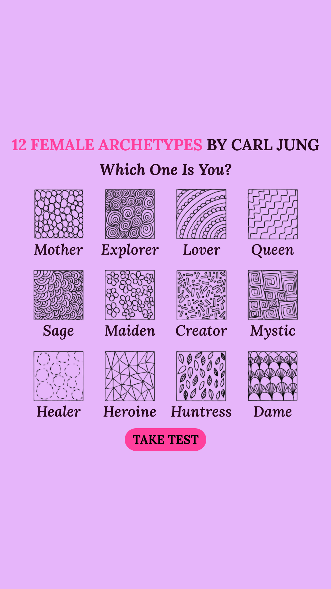 Personality Type Facebook ad