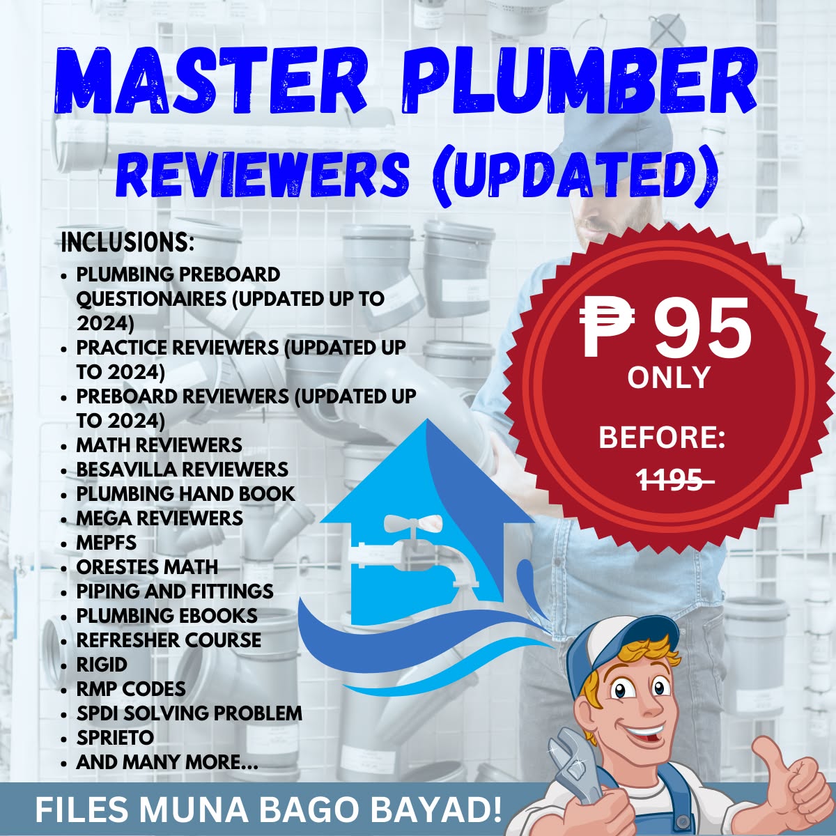 Master Plumber Exam Starts Facebook ad: Chat in Messenger