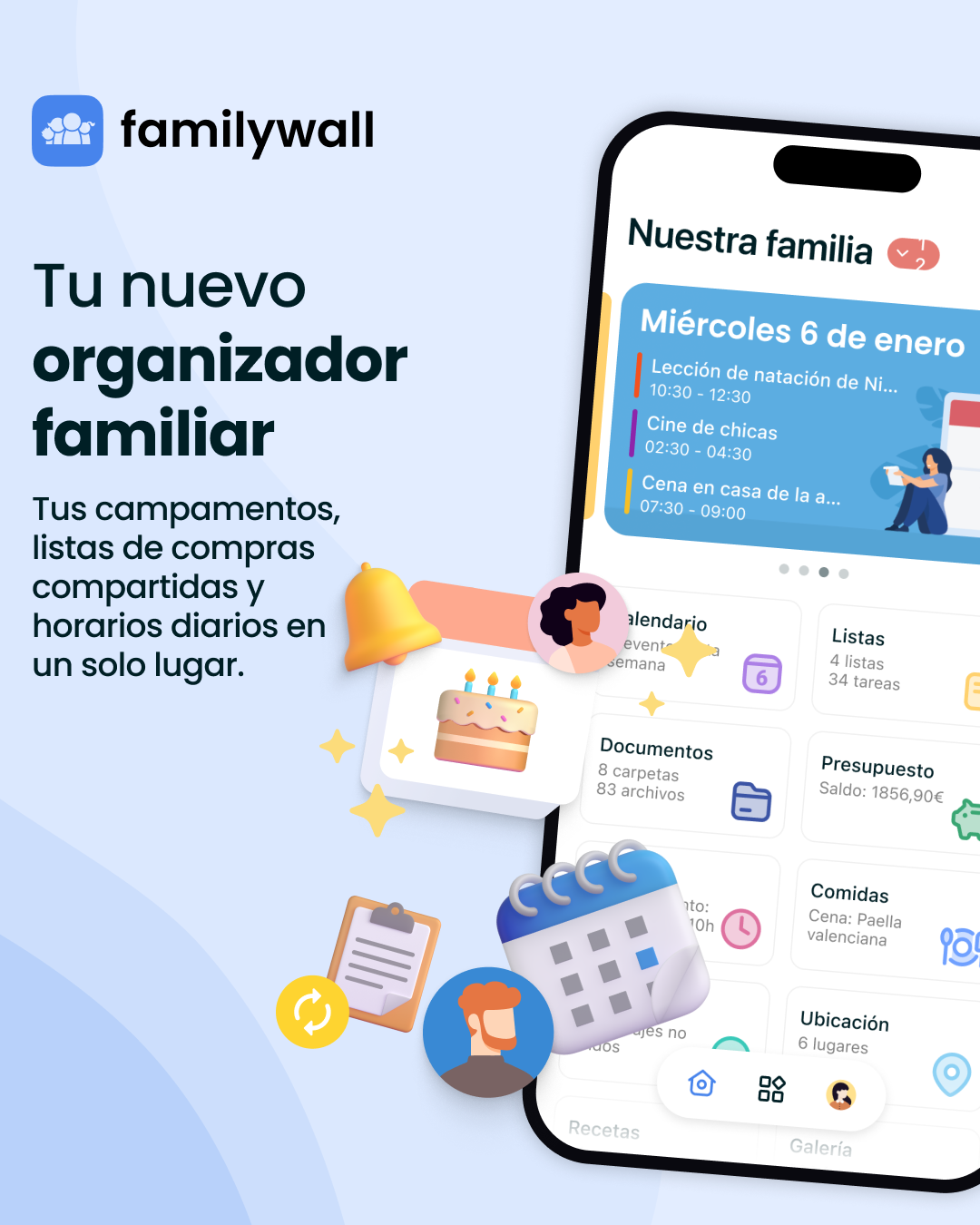 FamilyWall - Family Organizer Facebook ad: No te pierdas la oferta de FamilyWall