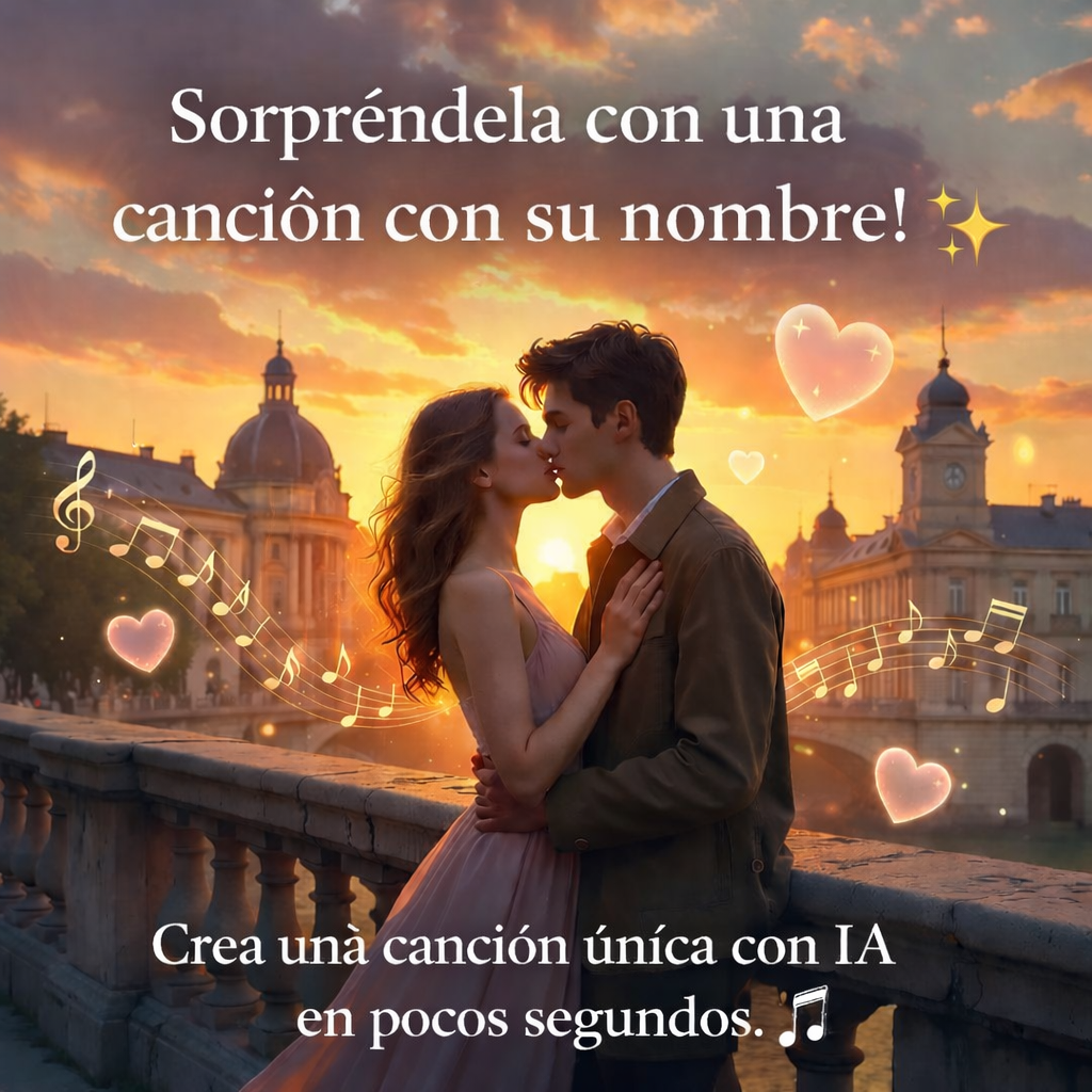 DedicatieMuzicala Facebook ad: Crear mi canción