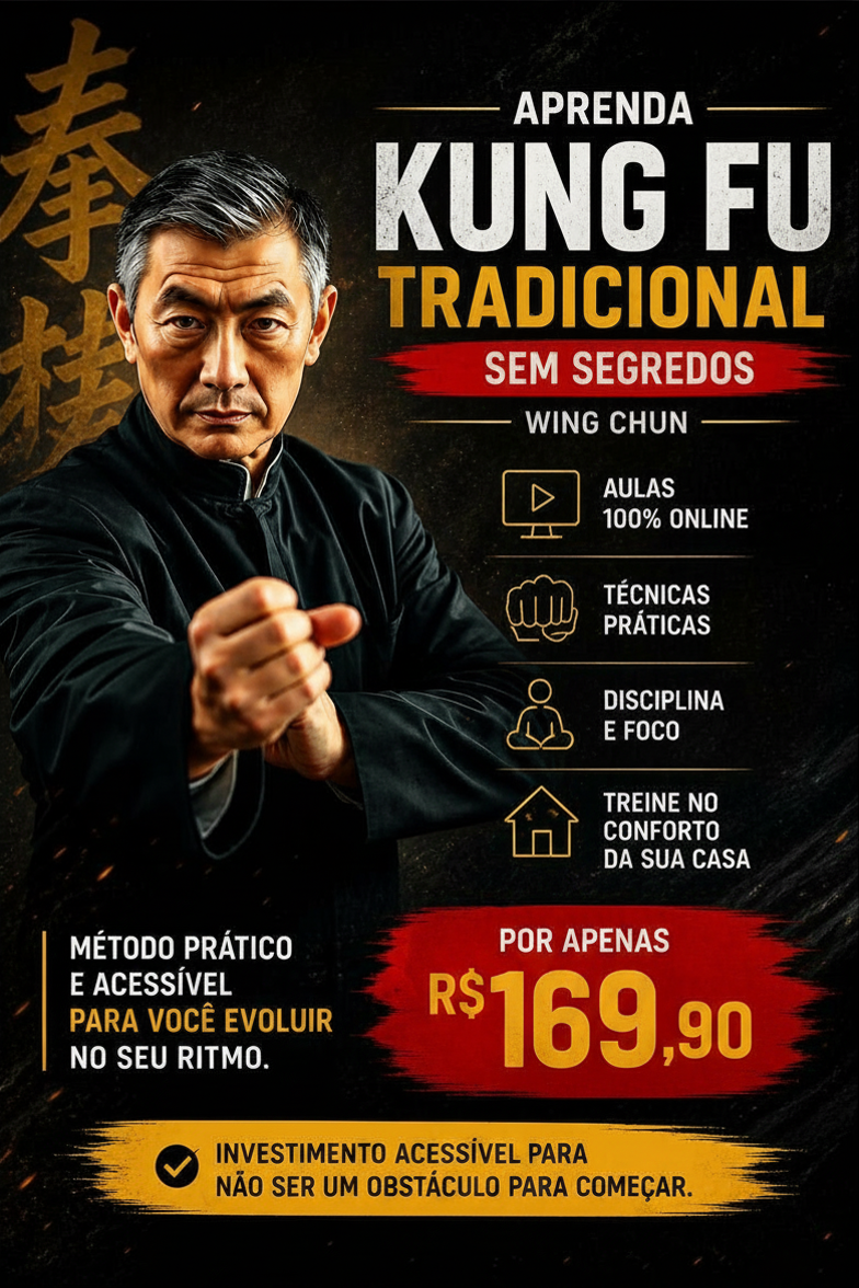 Shen Xin Kung Fu Tradicional Facebook ad: CURSO: KUNG FU TRADICIONAL SEM SEGREDOS! Comece agora seu…