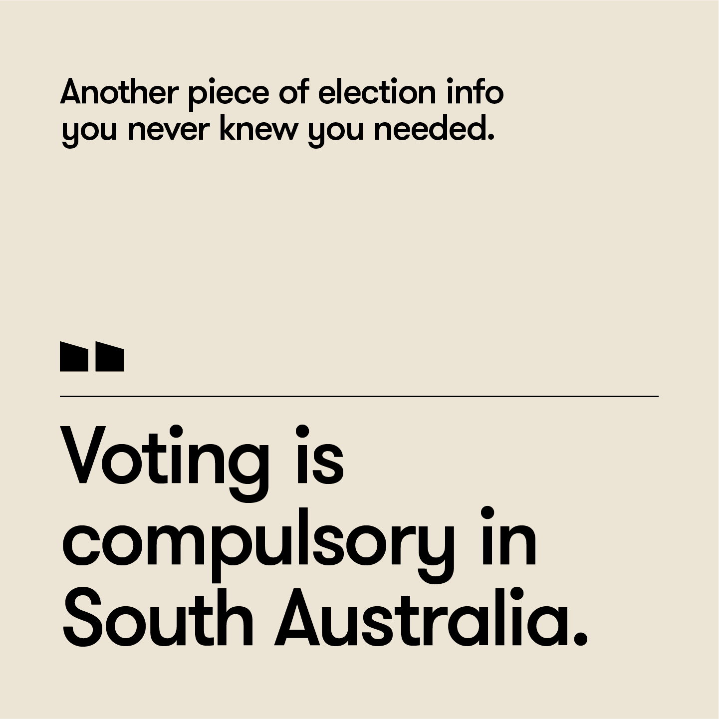 Electoral Commission of South Australia Facebook ad