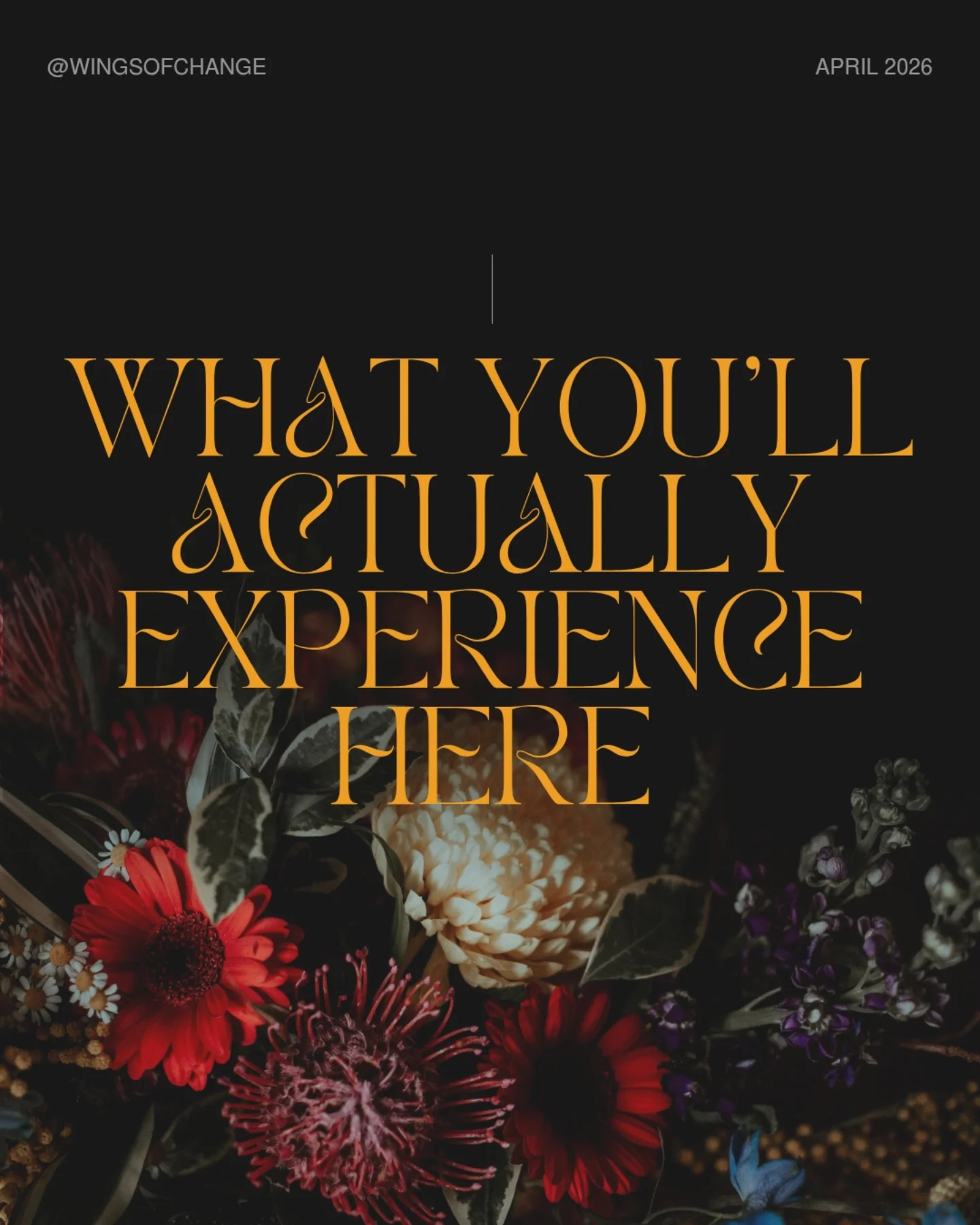 Wings of Change Facebook ad: This is not just a journaling session.