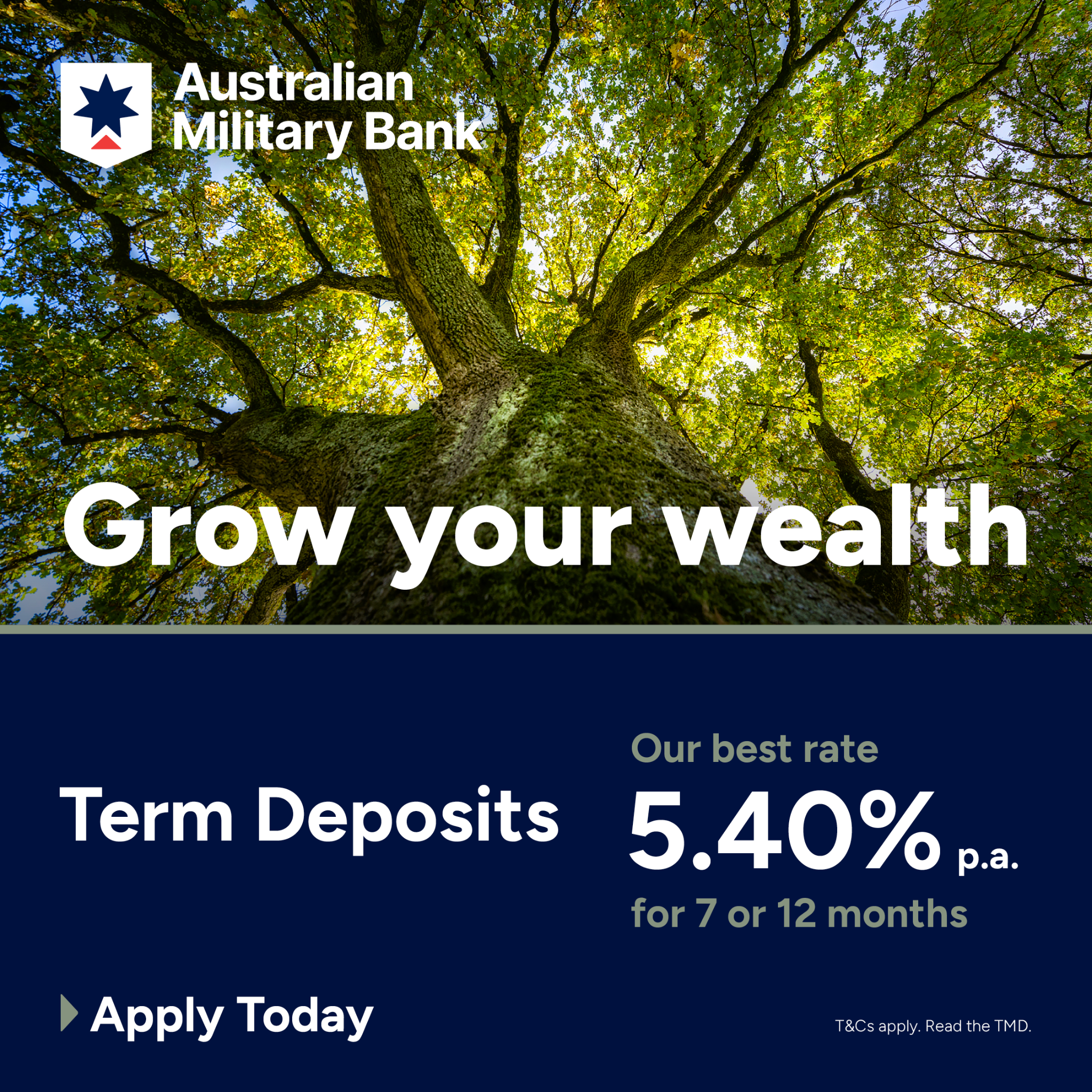 Australian Military Bank Facebook ad
