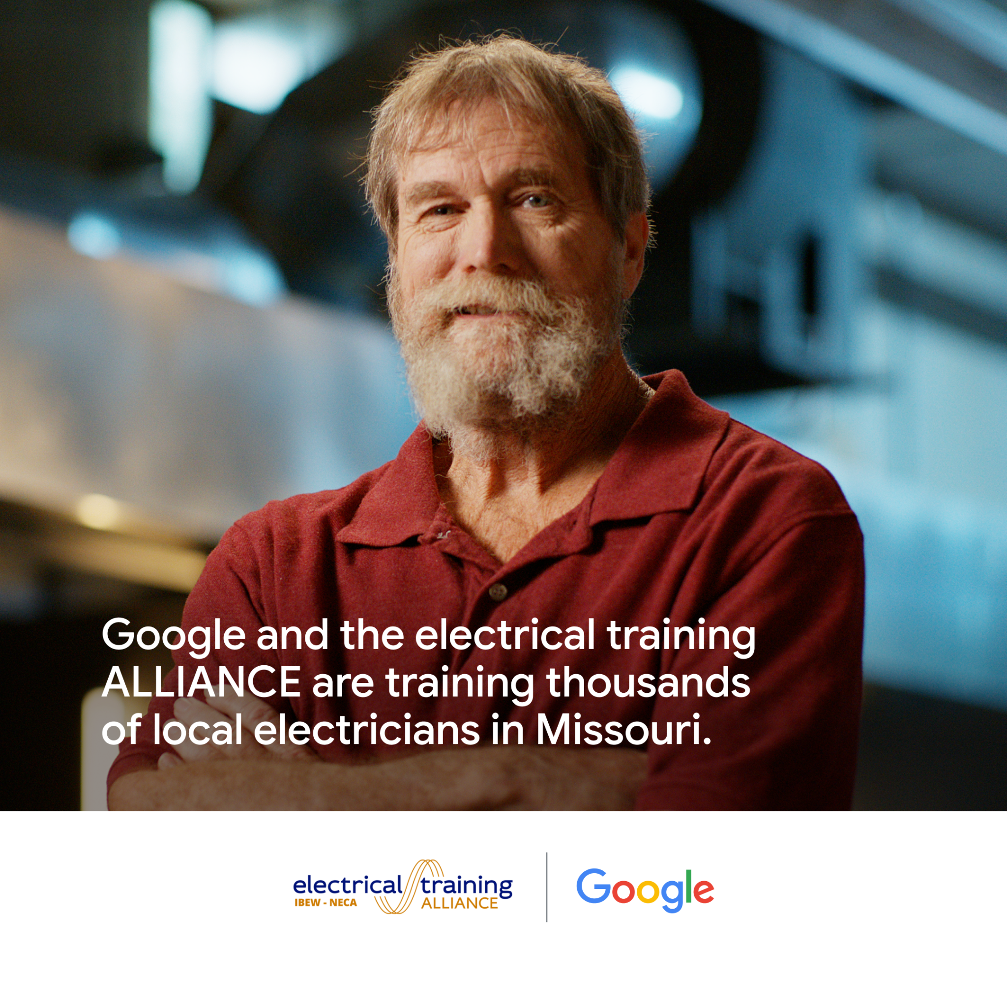 Google Facebook ad