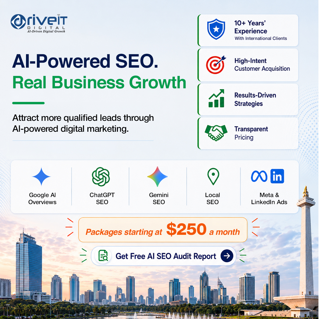 Drive IT Digital Facebook ad: Get Found on Google & AI Search