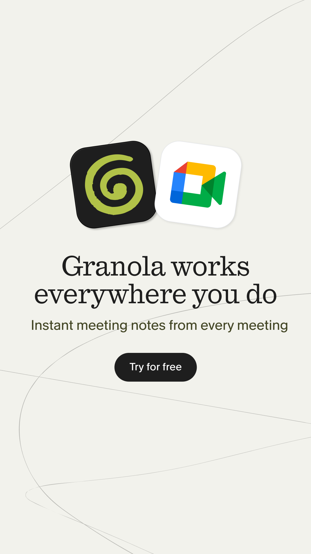 Granola ai Facebook ad