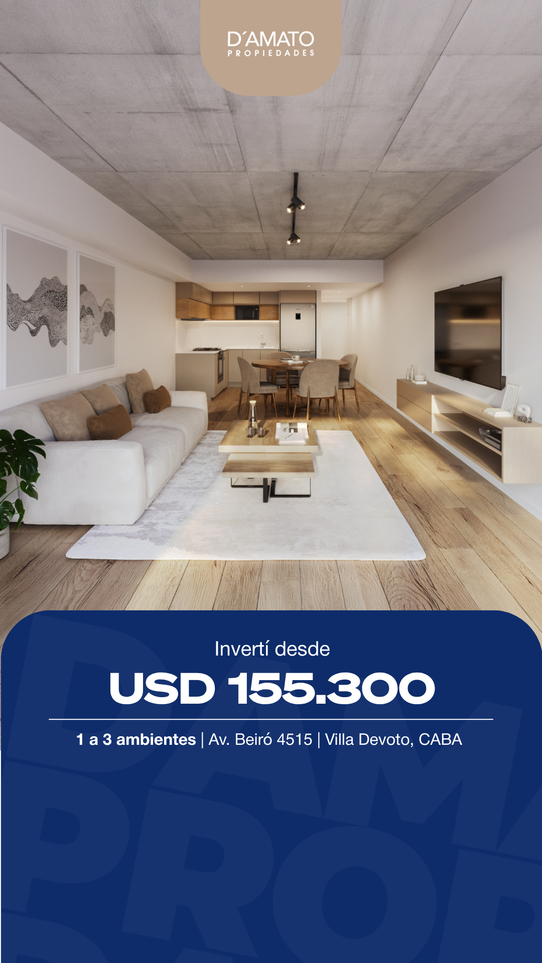 D'Amato Propiedades Facebook ad from Jul 6, 2026