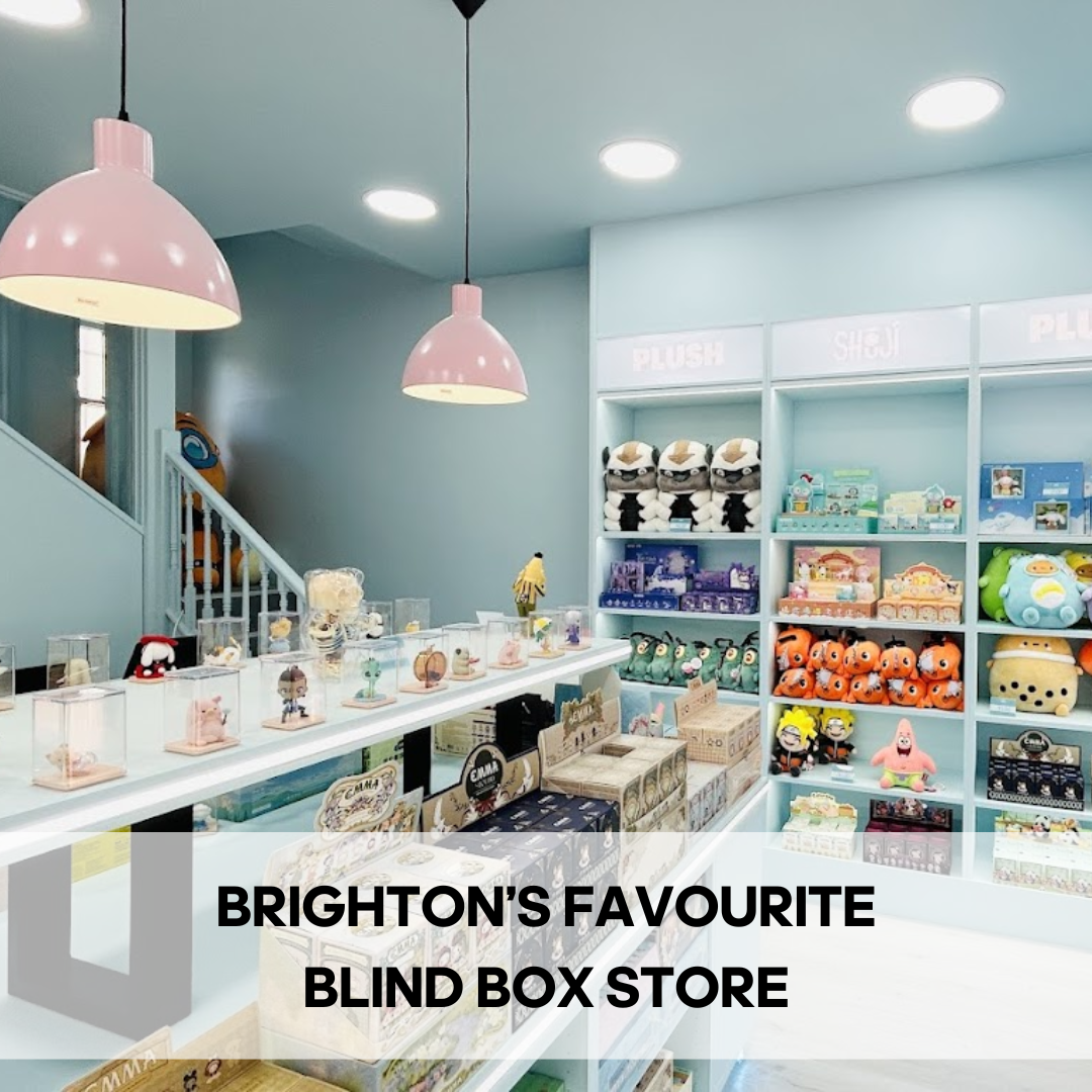 Shouji Facebook ad: Visit our magical store full of blind boxes…