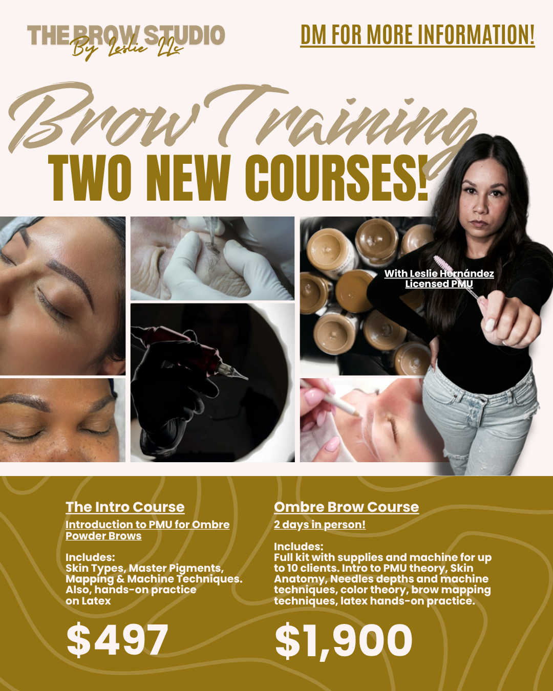 The Brow Studio By Leslie Facebook ad