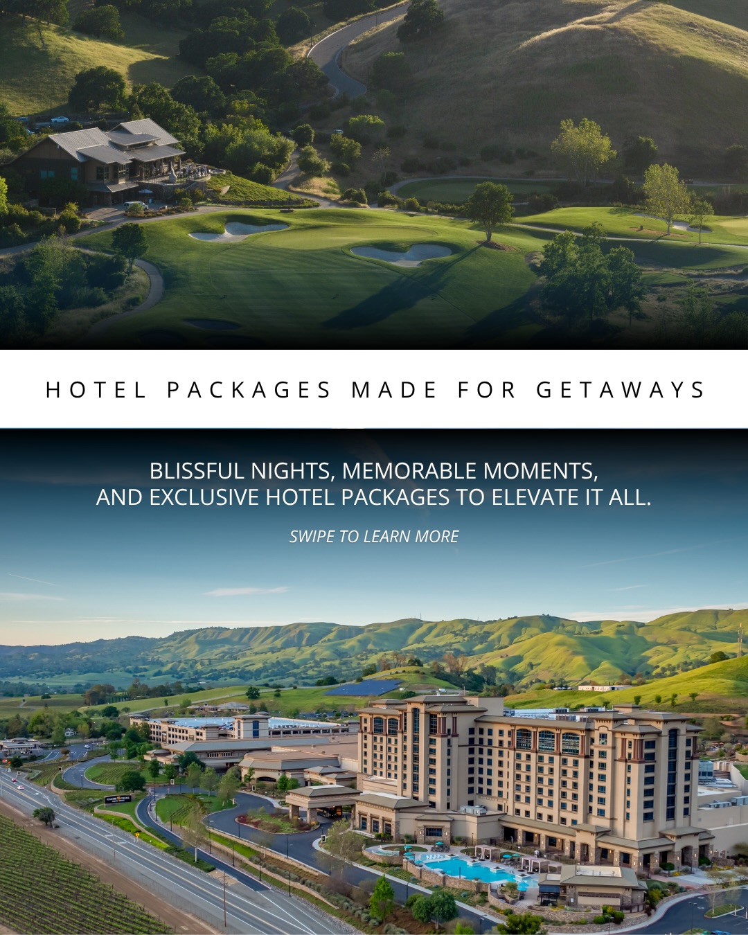 Cache Creek Casino Resort Facebook ad: Your next getaway starts here Stay, unwind, and…