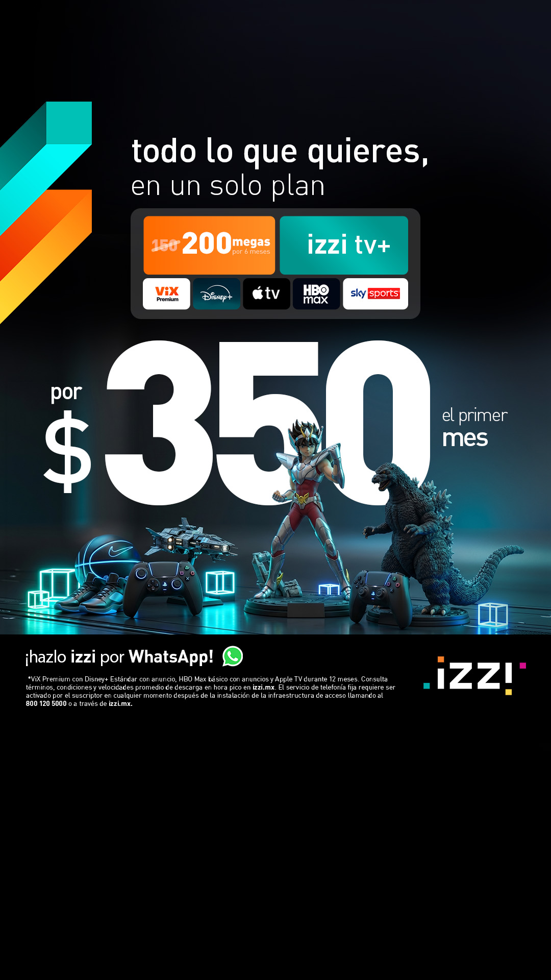 Promociones izzi Facebook ad from Jun 22, 2026