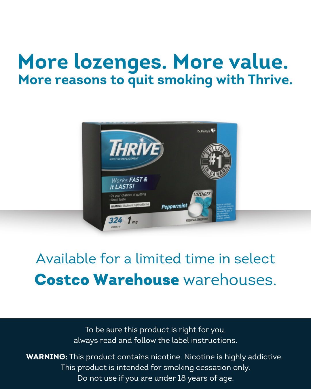Thrive Nicotine Replacement Therapy Facebook ad from Jul 7, 2026