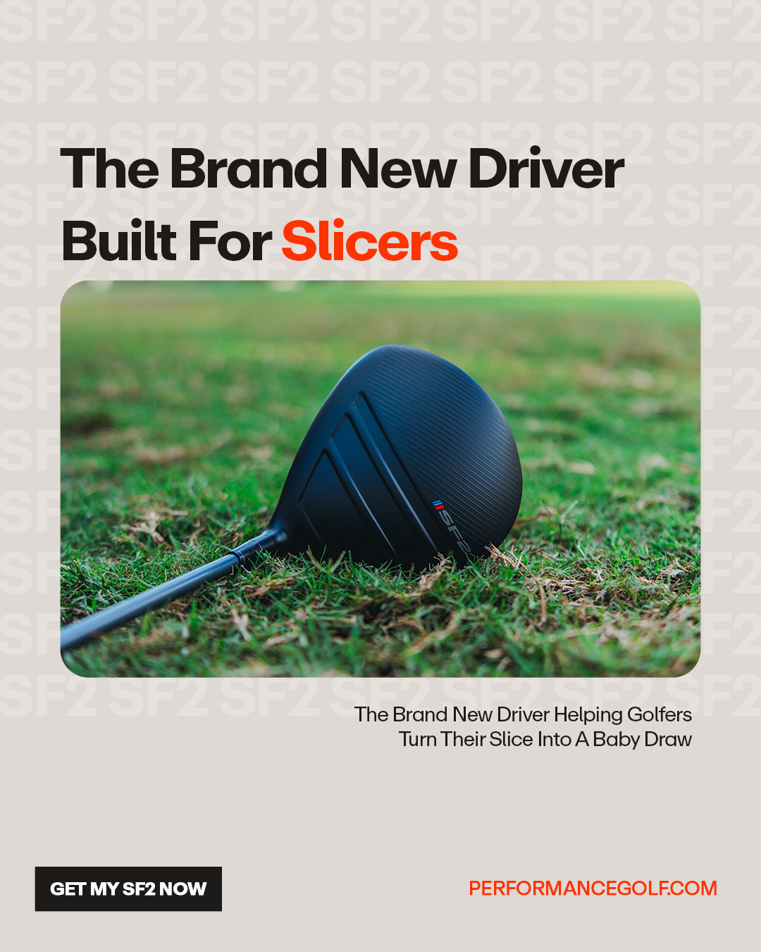 Performance Golf Facebook ad