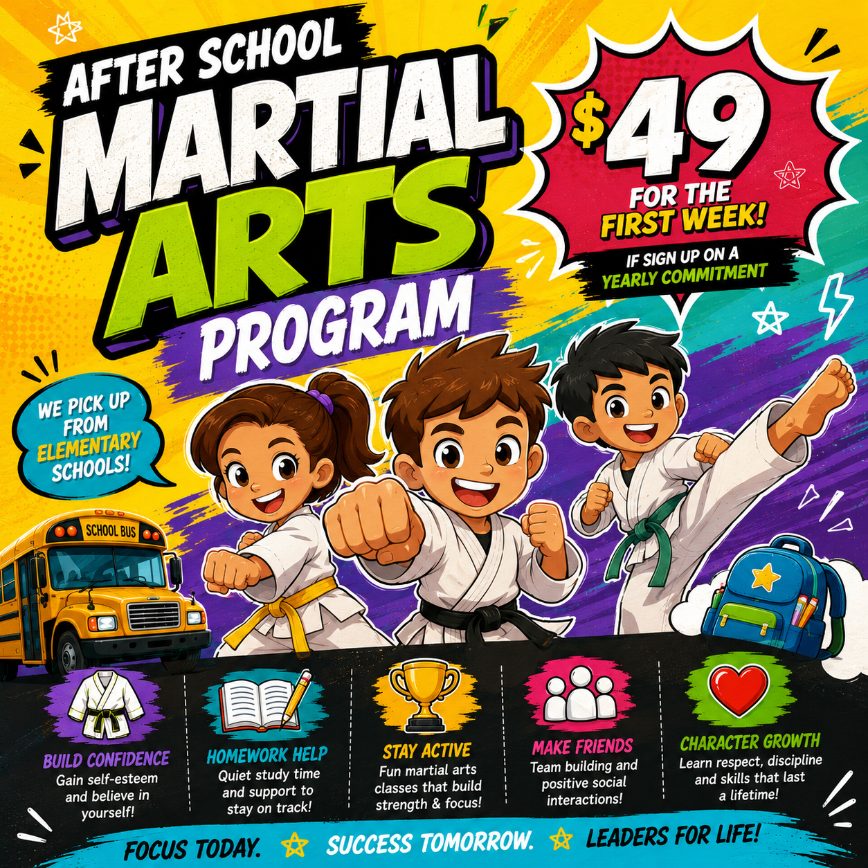Tiger's Den Martial Arts & Fitness Facebook ad
