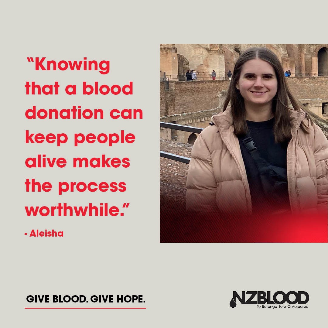 New Zealand Blood Service Facebook ad