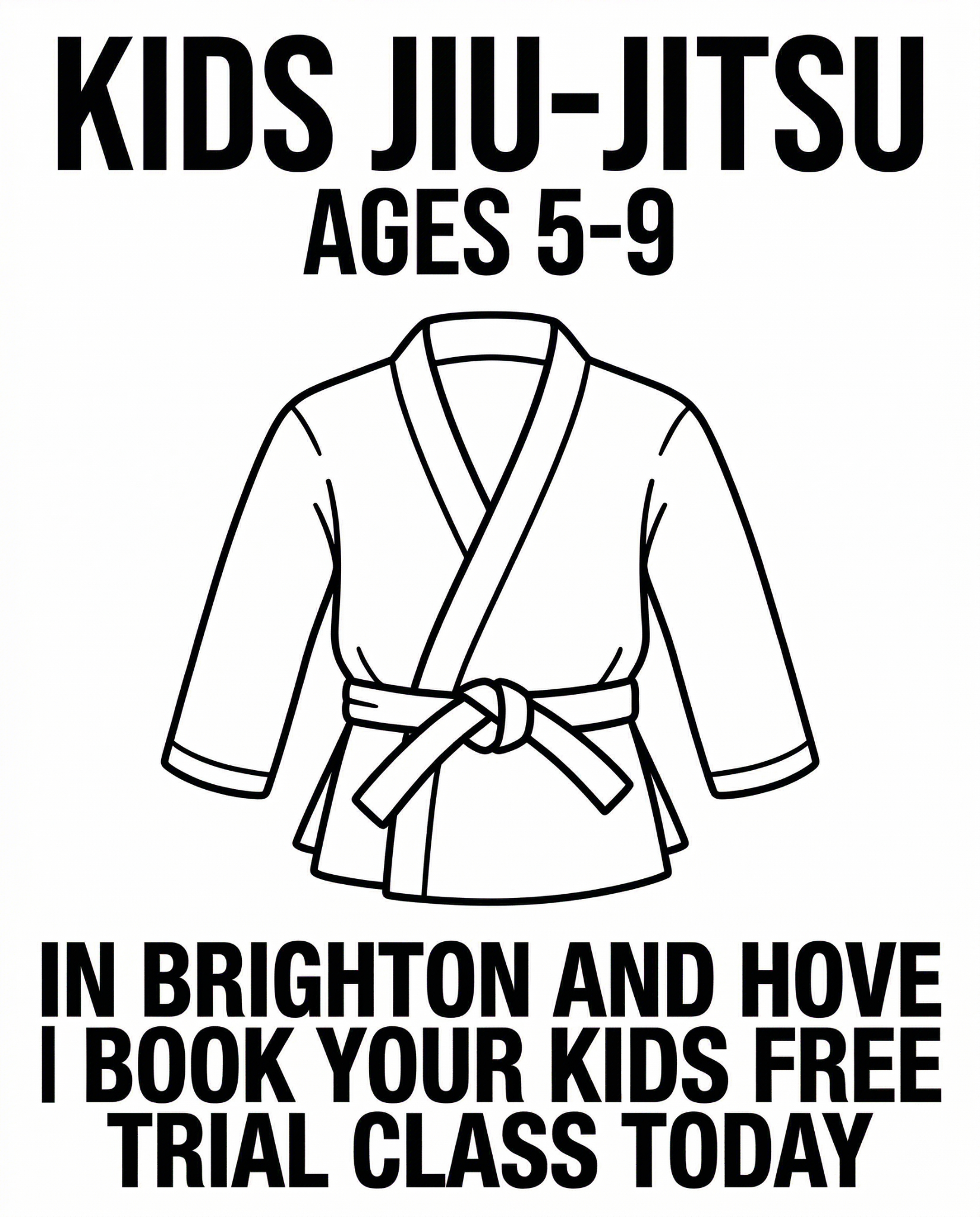 One Jiu-Jitsu Facebook ad: Free Kids Jiu-Jitsu Class in Brighton and Hove
