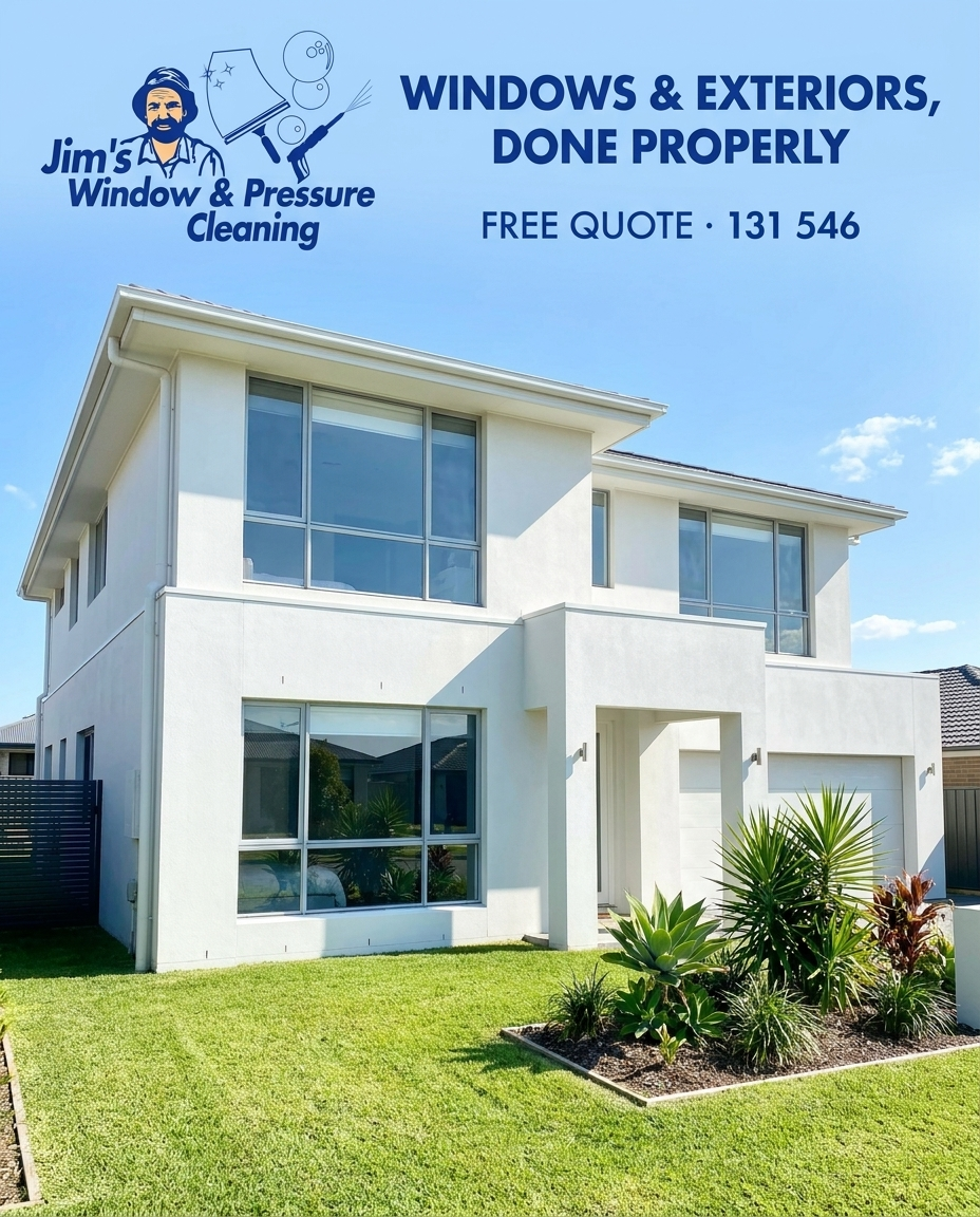 Jim's Window and Pressure Cleaning QLD Facebook ad