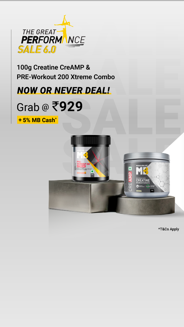 MuscleBlaze Facebook ad
