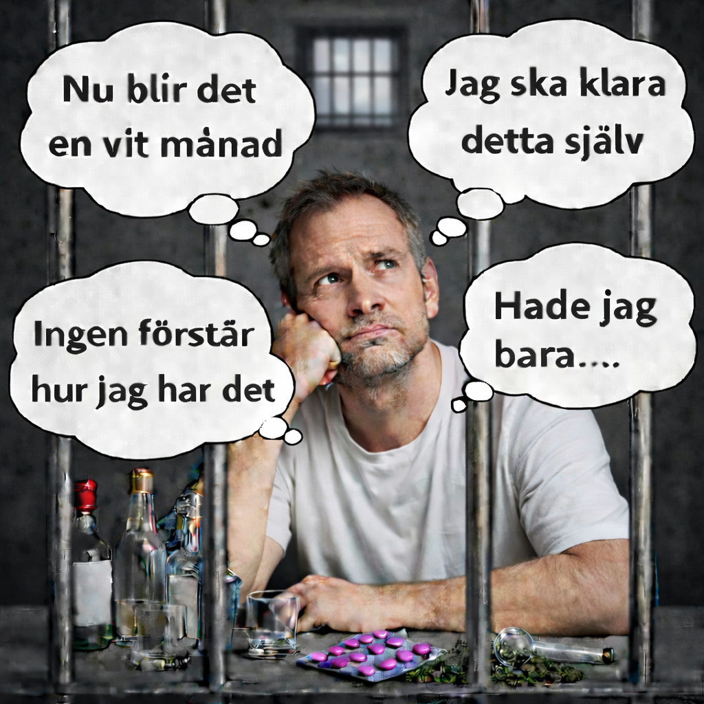 AVB Rehab - Behandling av beroendeproblematik Facebook ad: Har missbruket blivit ditt fängelse? Vi hjälper dig!