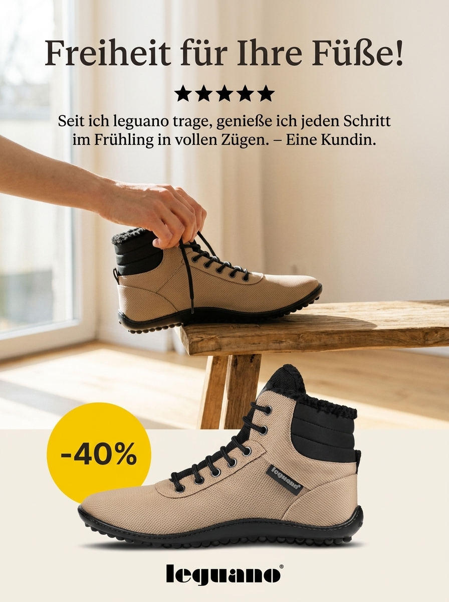 leguano Barfußschuhe Facebook ad