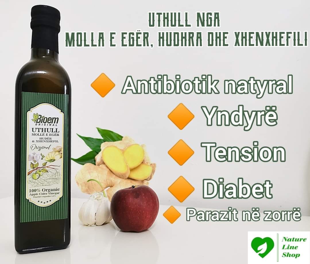 Nature Line Shop Facebook ad: Uthulla e Mollës së egër, Hudhres dhe Xhenxhefilit…