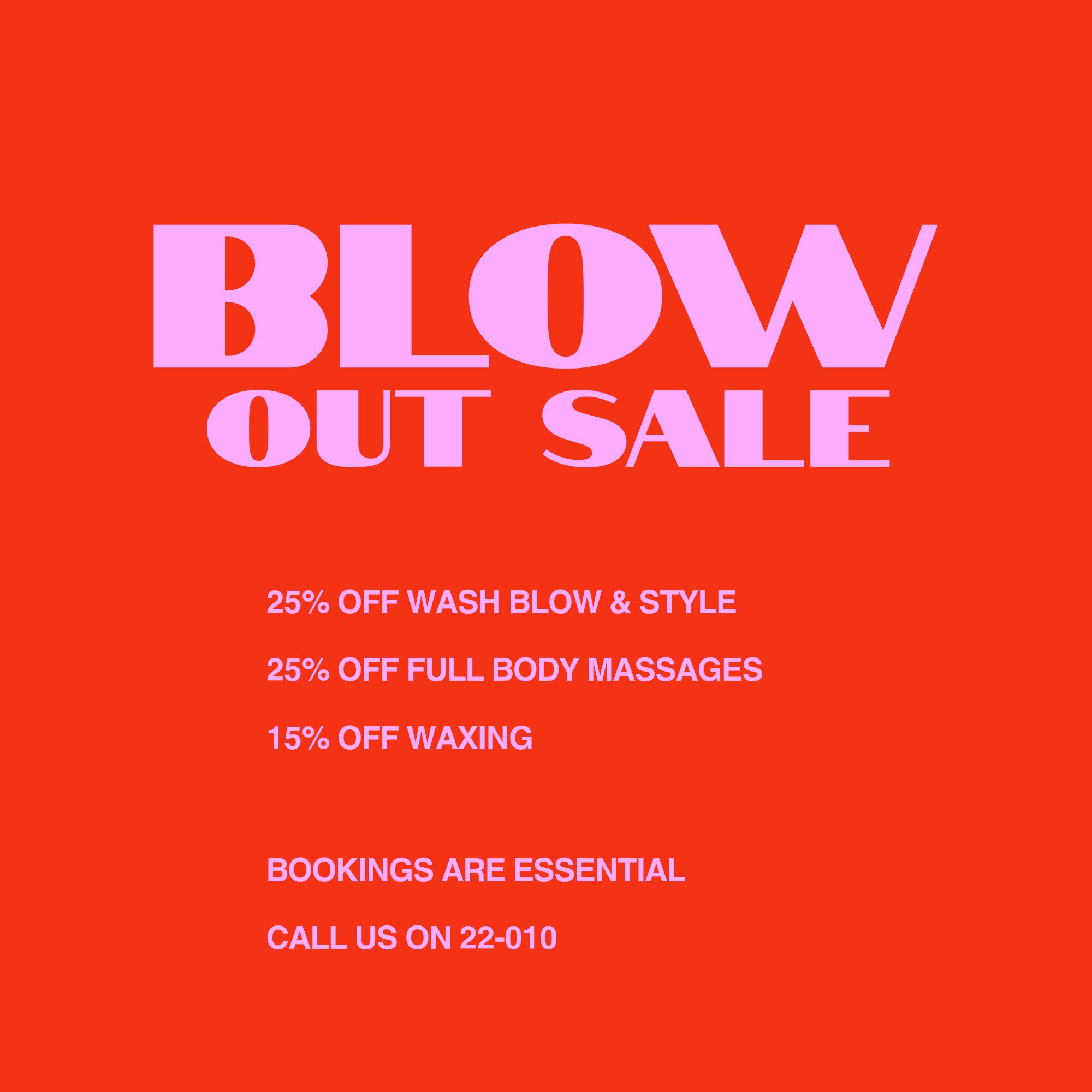 MIA Hair and Beauty Facebook ad: Special Alert