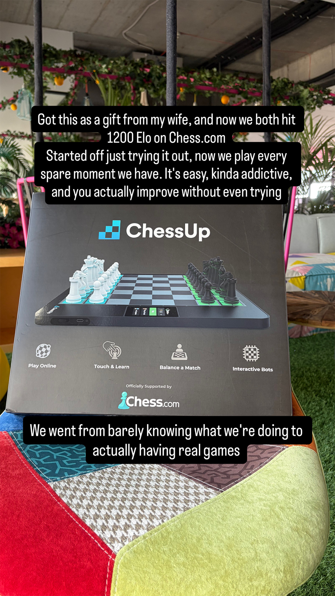 ChessUp Facebook ad