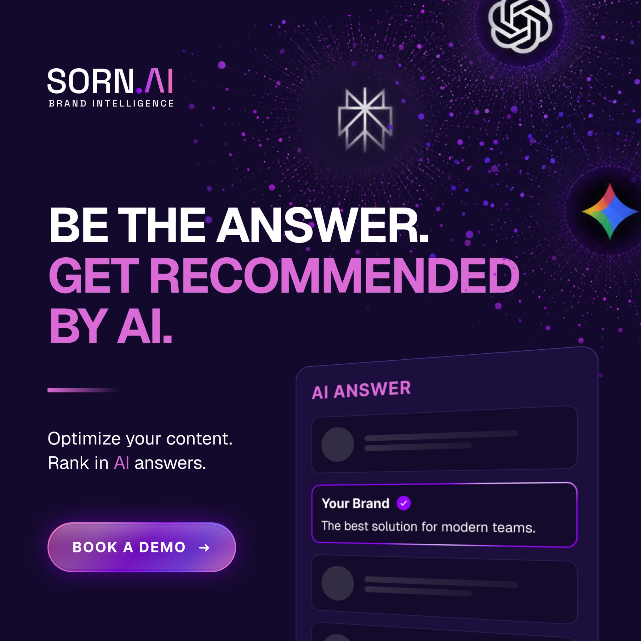 Sorn.ai Facebook ad: Check AI Visibility For Your Business