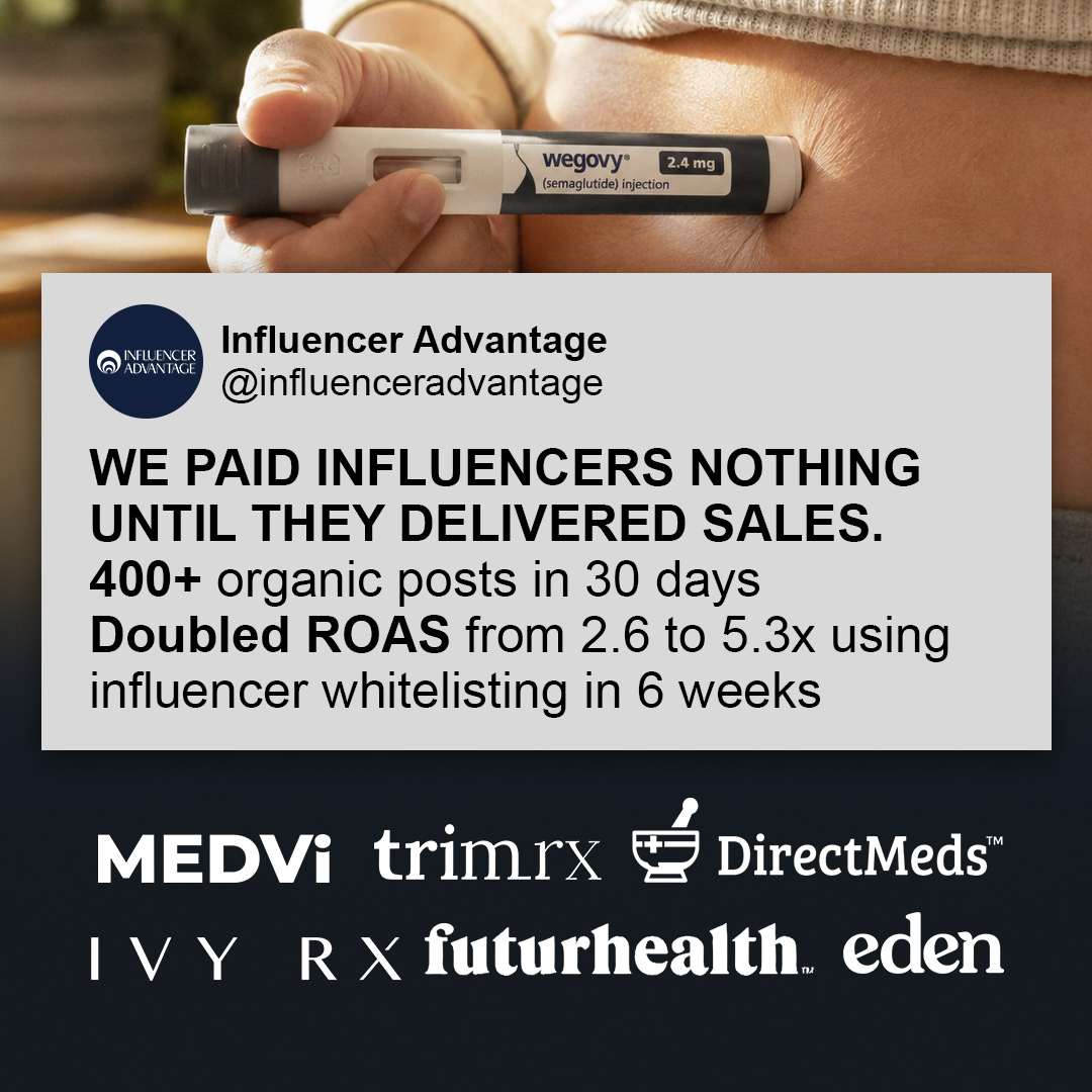 Influencer Advantage Facebook ad