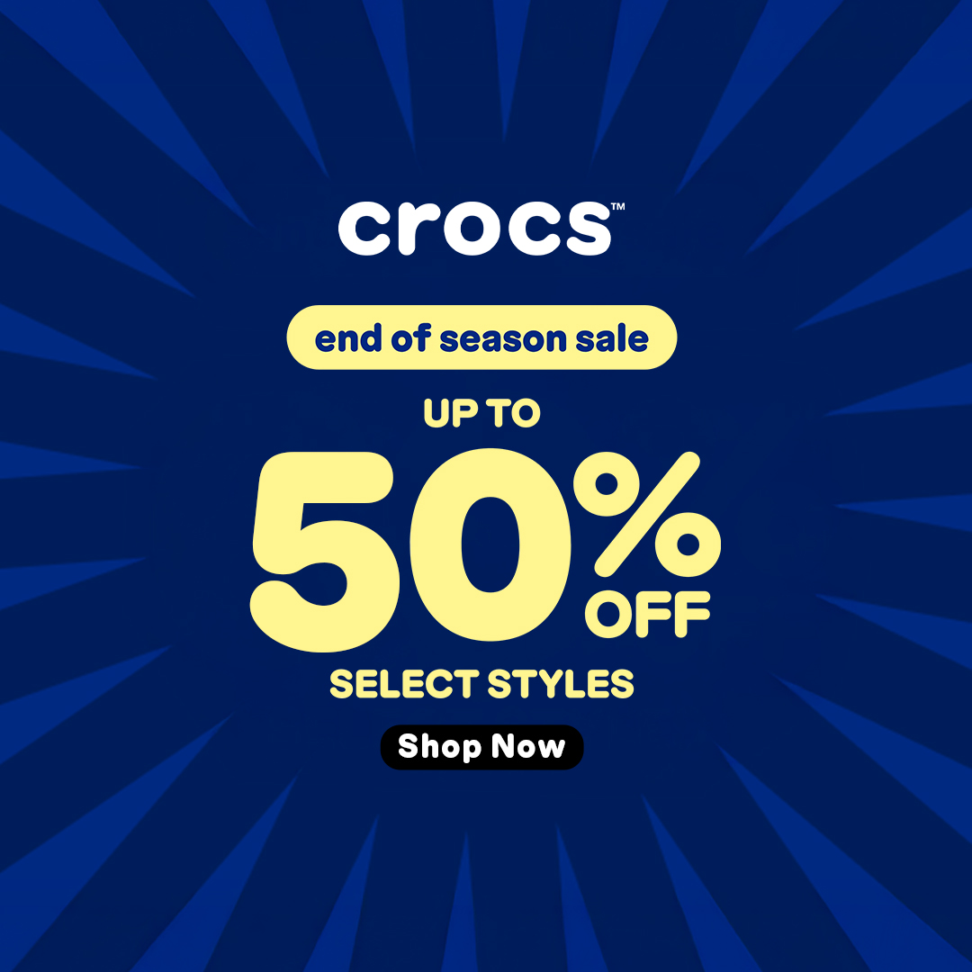 Crocs Lebanon Facebook ad from Jan 22, 2026