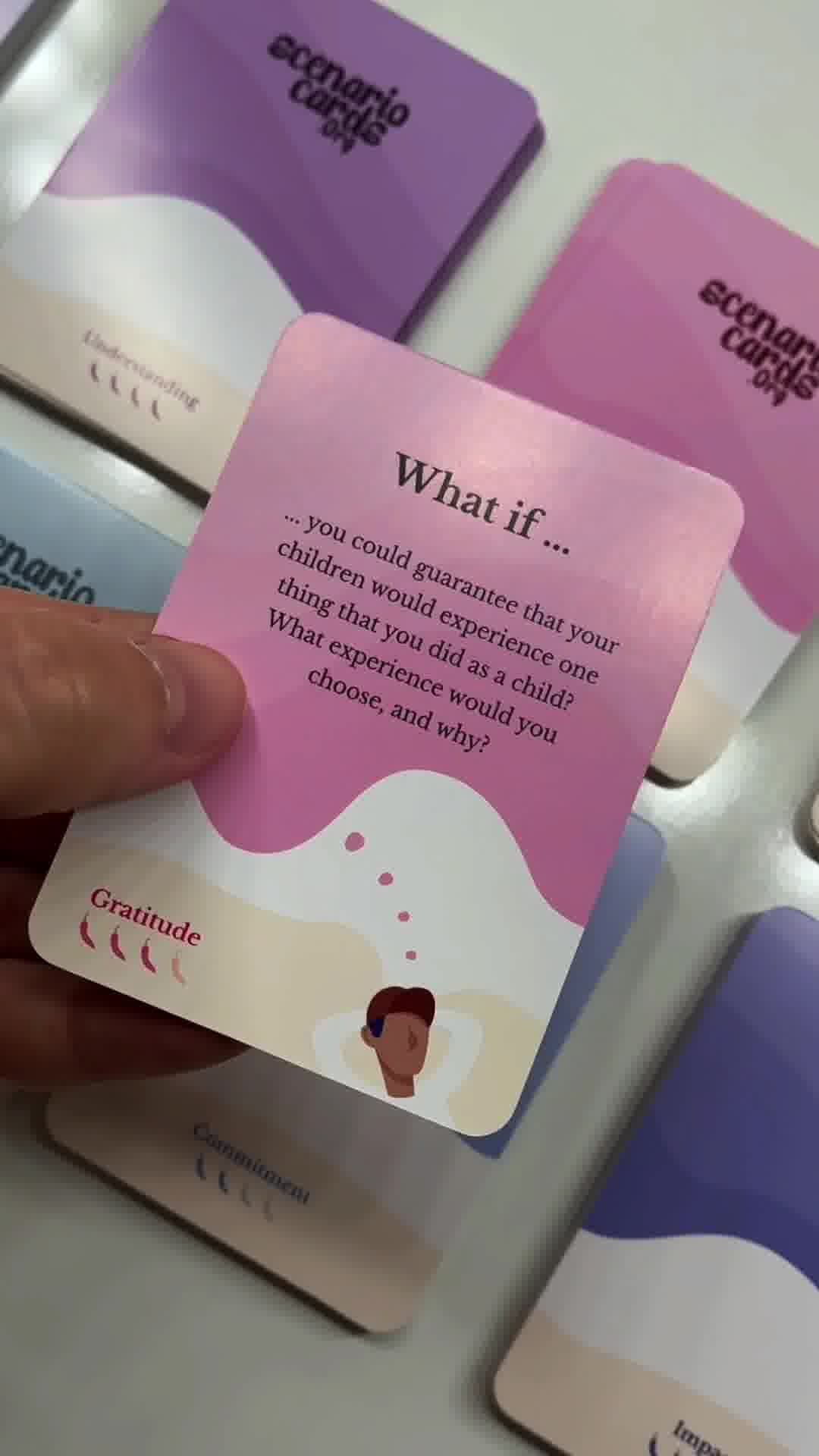Scenario Cards Facebook ad: 12,000+ Happy Customers | Get 30% Off + Free Shipping