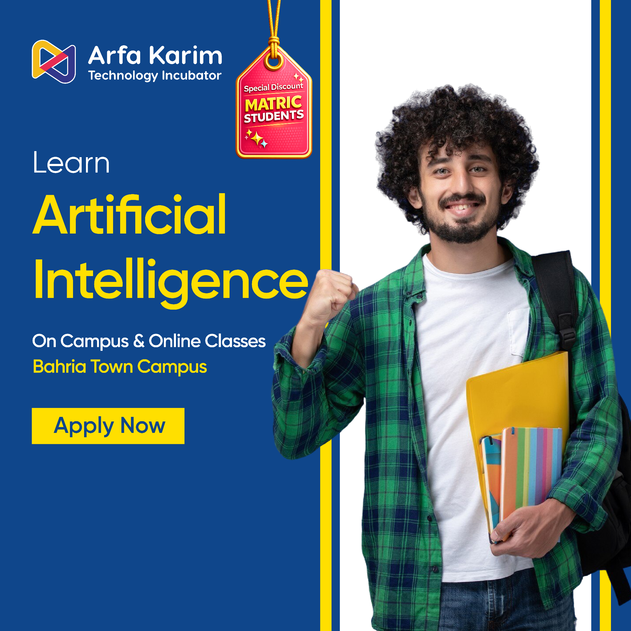 Arfa Karim Technology Incubator Facebook ad
